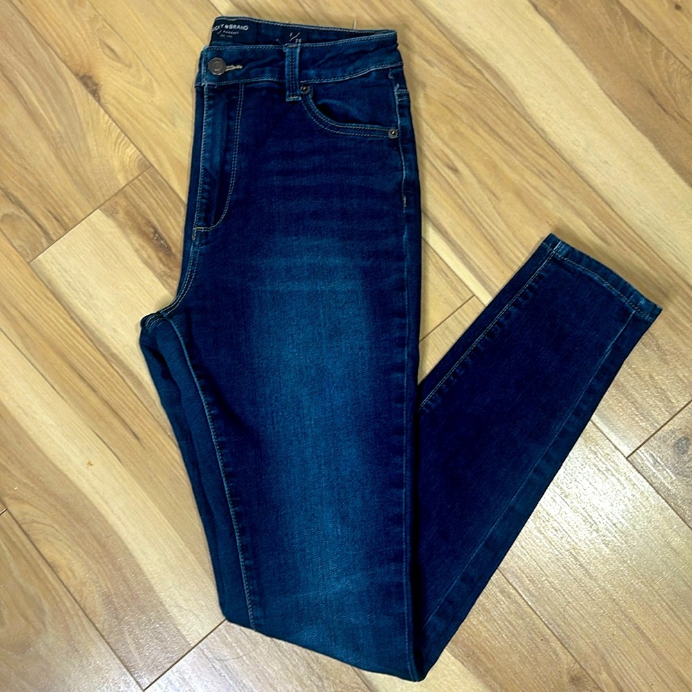 Lucky Brand Bella High Rise Curvy Skinny 2/26 Long Blue